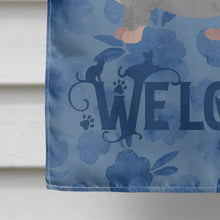 Load image into Gallery viewer, Dwelf #4 Cat Welcome Flag Canvas House Size CK4879CHF