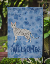 Load image into Gallery viewer, Egyptian Mau Cat Welcome Garden Flag - Outdoor Decorative Yard Flag CK4880GF