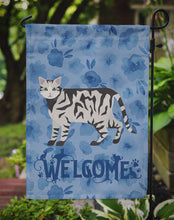 Load image into Gallery viewer, European Shorthair #2 Cat Welcome Garden Flag - Outdoor Decorative Yard Flag CK4884GF