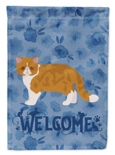 Load image into Gallery viewer, Exotic Shorthair #3 Cat Welcome Garden Flag - Outdoor Decorative Yard Flag CK4888GF