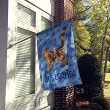 Load image into Gallery viewer, Foldex Exotic Fold #2 Cat Welcome Flag Canvas House Size CK4891CHF