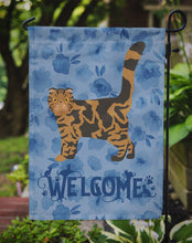 Load image into Gallery viewer, Foldex Exotic Fold #2 Cat Welcome Garden Flag - Outdoor Decorative Yard Flag CK4891GF