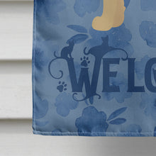 Load image into Gallery viewer, German Rex #2 Cat Welcome Flag Canvas House Size CK4893CHF