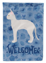 Load image into Gallery viewer, German Rex #3 Cat Welcome Flag Canvas House Size CK4894CHF