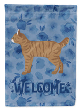 Load image into Gallery viewer, Highlander Lynx #1 Cat Welcome Garden Flag - Outdoor Decorative Yard Flag CK4896GF