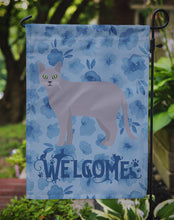Load image into Gallery viewer, Korat #1 Cat Welcome Garden Flag - Outdoor Decorative Yard Flag CK4902GF