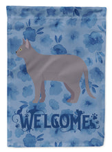Load image into Gallery viewer, Korat #2 Cat Welcome Flag Canvas House Size CK4903CHF