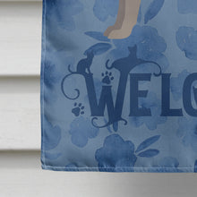 Load image into Gallery viewer, Lykoi #1 Cat Welcome Flag Canvas House Size CK4911CHF