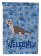 Load image into Gallery viewer, Lykoi #2 Cat Welcome Garden Flag - Outdoor Decorative Yard Flag CK4912GF