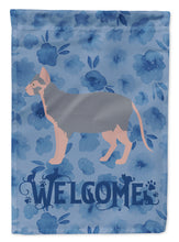 Load image into Gallery viewer, Lykoi #3 Cat Welcome Flag Canvas House Size CK4913CHF