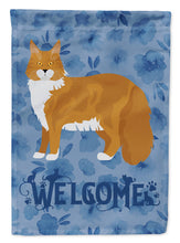 Load image into Gallery viewer, Maine Coon #1 Cat Welcome Garden Flag - Outdoor Decorative Yard Flag CK4914GF