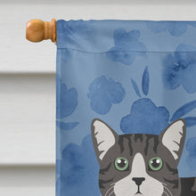 Load image into Gallery viewer, Manx #1 Cat Welcome Flag Canvas House Size CK4918CHF