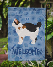 Load image into Gallery viewer, Manx #3 Cat Welcome Garden Flag - Outdoor Decorative Yard Flag CK4920GF