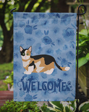 Load image into Gallery viewer, Munchkin Cat Welcome Garden Flag - Outdoor Decorative Yard Flag CK4922GF