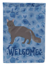 Load image into Gallery viewer, Nebelung #1 Cat Welcome Flag Canvas House Size CK4927CHF