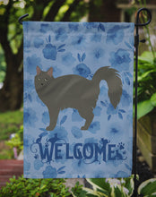 Load image into Gallery viewer, Nebelung #3 Cat Welcome Garden Flag - Outdoor Decorative Yard Flag CK4929GF