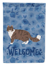 Load image into Gallery viewer, Norwegian Forest Cat Welcome Flag Canvas House Size CK4930CHF