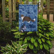 Load image into Gallery viewer, Norwegian Forest Cat Welcome Garden Flag - Outdoor Decorative Yard Flag CK4930GF
