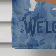 Load image into Gallery viewer, Norwegian Forest #2 Cat Welcome Flag Canvas House Size CK4931CHF