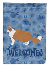 Load image into Gallery viewer, Norwegian Forest #2 Cat Welcome Garden Flag - Outdoor Decorative Yard Flag CK4931GF