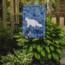 Load image into Gallery viewer, Oregon Rex #2 Cat Welcome Garden Flag - Outdoor Decorative Yard Flag CK4935GF
