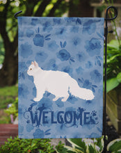 Load image into Gallery viewer, Oregon Rex #2 Cat Welcome Garden Flag - Outdoor Decorative Yard Flag CK4935GF
