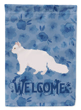 Load image into Gallery viewer, Oregon Rex #2 Cat Welcome Garden Flag - Outdoor Decorative Yard Flag CK4935GF