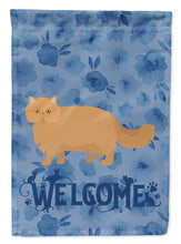 Load image into Gallery viewer, Persian Modern Cat Welcome Garden Flag - Outdoor Decorative Yard Flag CK4944GF