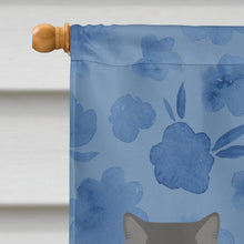Load image into Gallery viewer, Black Persian Traditional Cat Welcome Flag Canvas House Size CK4946CHF