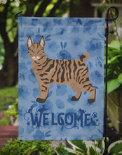 Load image into Gallery viewer, Pixie Bob #1 Cat Welcome Garden Flag - Outdoor Decorative Yard Flag CK4950GF