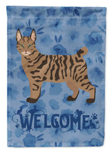Load image into Gallery viewer, Pixie Bob #1 Cat Welcome Garden Flag - Outdoor Decorative Yard Flag CK4950GF