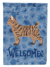 Load image into Gallery viewer, Pixie Bob #2 Cat Welcome Flag Canvas House Size CK4951CHF