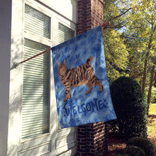 Load image into Gallery viewer, Pixie Bob #3 Cat Welcome Flag Canvas House Size CK4952CHF