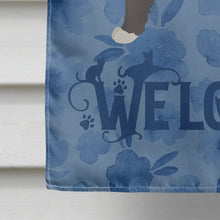Load image into Gallery viewer, Poodle Cat #1 Cat Welcome Flag Canvas House Size CK4953CHF