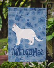 Load image into Gallery viewer, Poodle Cat #2 Cat Welcome Garden Flag - Outdoor Decorative Yard Flag CK4954GF