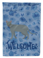 Load image into Gallery viewer, Raas Cat Welcome Flag Canvas House Size CK4955CHF