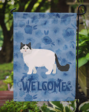 Load image into Gallery viewer, Ragamuffin #1 Cat Welcome Garden Flag - Outdoor Decorative Yard Flag CK4956GF