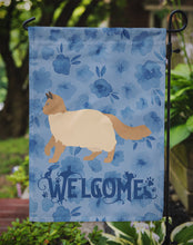 Load image into Gallery viewer, Ragdoll #2 Cat Welcome Garden Flag - Outdoor Decorative Yard Flag CK4959GF