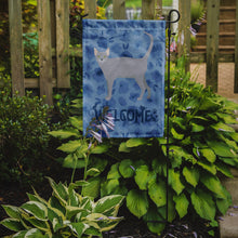 Load image into Gallery viewer, Russian Blue #1 Cat Welcome Garden Flag - Outdoor Decorative Yard Flag CK4961GF