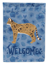 Load image into Gallery viewer, Savannah #2 Cat Welcome Flag Canvas House Size CK4968CHF