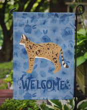 Load image into Gallery viewer, Savannah #2 Cat Welcome Garden Flag - Outdoor Decorative Yard Flag CK4968GF