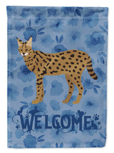 Load image into Gallery viewer, Savannah #3 Cat Welcome Garden Flag - Outdoor Decorative Yard Flag CK4969GF