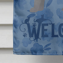 Load image into Gallery viewer, Scottish Fold #1 Cat Welcome Flag Canvas House Size CK4970CHF