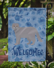 Load image into Gallery viewer, Scottish Fold #1 Cat Welcome Garden Flag - Outdoor Decorative Yard Flag CK4970GF