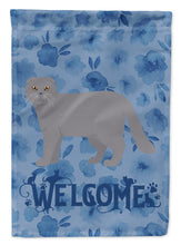 Load image into Gallery viewer, Scottish Fold #1 Cat Welcome Garden Flag - Outdoor Decorative Yard Flag CK4970GF