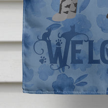 Load image into Gallery viewer, Scottish Straight Cat Welcome Flag Canvas House Size CK4971CHF