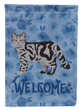 Load image into Gallery viewer, Scottish Straight Cat Welcome Garden Flag - Outdoor Decorative Yard Flag CK4971GF