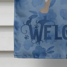 Load image into Gallery viewer, Siamese modern #1 Cat Welcome Flag Canvas House Size CK4976CHF