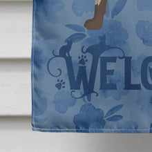 Load image into Gallery viewer, Siamese Modern #2 Cat Welcome Flag Canvas House Size CK4977CHF