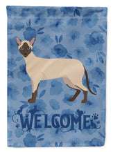 Load image into Gallery viewer, Siamese Modern #2 Cat Welcome Flag Canvas House Size CK4977CHF